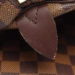 Louis Vuitton Keepall 50 Travel Hand Bag  Damier Leather Ebene