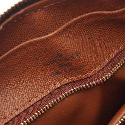 Pre Owned  Louis Vuitton Nile Brown Monogram Leather Shoulder Bag 