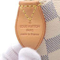Louis Vuitton Totally MM White Damier Azur Canvas Tote Bag