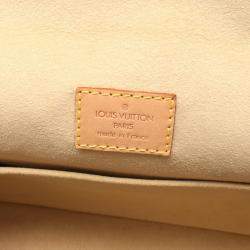 Pre Owned Louis Vuitton Hudson PM Brown Monogram Canvas Shoulder Bag

