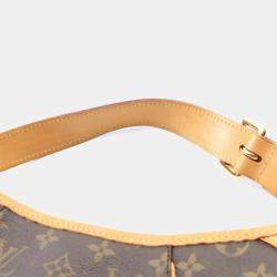 Pre Owned Louis Vuitton Gabrielle PM Brown Monogram Canvas Shoulder Bag