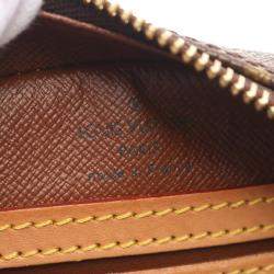 Pre Owned  Louis Vuitton Blois Brown Monogram Leather Shoulder Bag 