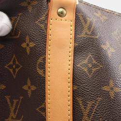 Louis Vuitton Keepall Bandouriere 50 Monogram Leather Travel Bag 