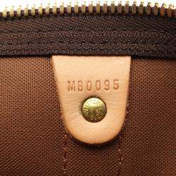 Louis Vuitton Keepall Bandouriere 50 Monogram Leather Travel Bag 