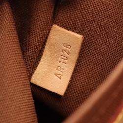Louis Vuitton Rivette Brown Monogram Canvas Shoulder Bag