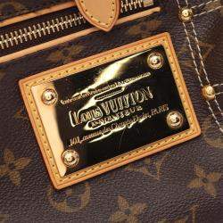 Louis Vuitton Rivette Brown Monogram Canvas Shoulder Bag