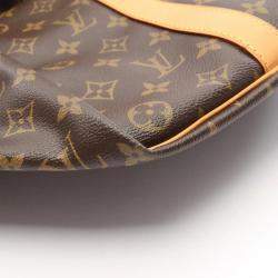 Louis Vuitton Keepall Bandouriere 45 Brown Monogram Leather Travel Bag 