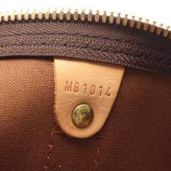 Louis Vuitton Keepall Bandouriere 45 Brown Monogram Leather Travel Bag 