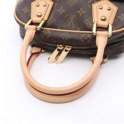  Louis Vuitton Manhattan PM Brown Monogram Canvas Handbag