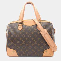 Pre Owned Louis Vuitton Retiro PM Brown Monogram Canvas Shoulder Bag 