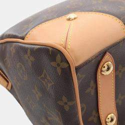 Pre Owned Louis Vuitton Retiro PM Brown Monogram Canvas Shoulder Bag 