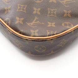 Pre Owned Louis Vuitton Odeon PM Brown Monogram Canvas Crossbody Bag