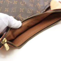 Pre Owned Louis Vuitton Odeon PM Brown Monogram Canvas Crossbody Bag