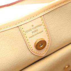 Louis Vuitton Galliera PM White Damier Azur Canvas Shoulder Bag
