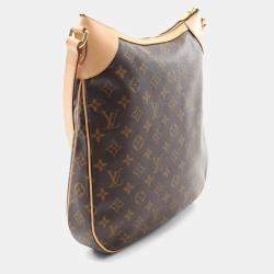 Pre Owned Louis Vuitton Odeon MM Brown Monogram Canvas Crossbody Bag