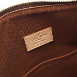 Pre Owned Louis Vuitton Odeon MM Brown Monogram Canvas Crossbody Bag