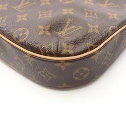 Pre Owned Louis Vuitton Odeon MM Brown Monogram Canvas Crossbody Bag