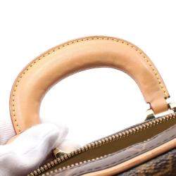 Pre Owned Louis Vuitton Valisette BB Brown Monogram Canvas Handbag