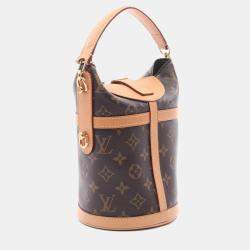 Louis Vuitton Duffle Brown Monogram Canvas Shoulder Bag