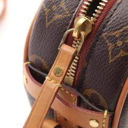 Pre Owned Louis Vuitton Boite Chapeau Souple PM Brown Monogram Canvas Shoulder Bag
