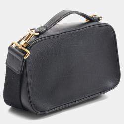 Louis Vuitton Utility Crossbody Shoulder Bag Leather Noir