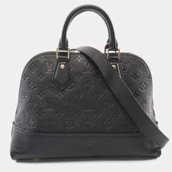 Pre Owned Louis Vuitton Alma PM  Noir Monogram Empreinte Neo Handbag