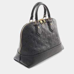Pre Owned Louis Vuitton Alma PM  Noir Monogram Empreinte Neo Handbag