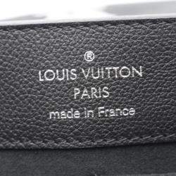 Pre Owned Louis Vuitton Lock Me Ever MM Black Top Handle Bag