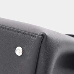 Pre Owned Louis Vuitton Lock Me Ever MM Black Top Handle Bag