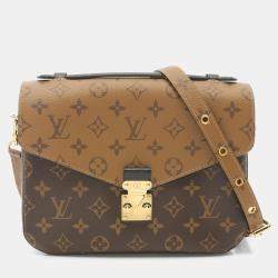 Louis Vuitton Pochette Metis Mm Hand Crossbody Bag Monogram Reverse Brown