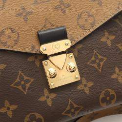 Louis Vuitton Pochette Metis Mm Hand Crossbody Bag Monogram Reverse Brown