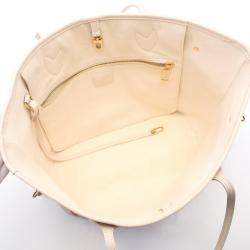 Pre Owned Louis Vuitton Neverfull MM Monogram Empreinte Leather Shoulder Bag