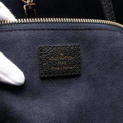 Pre Owned Louis Vuitton Neverfull MM Noir Monogram Empreinte Leather Tote Bag