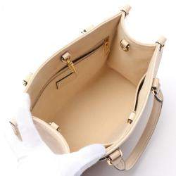 Pre Owned  Louis Vuitton On-The-Go PM Beige Monogram Empreinte Leather Handbag