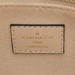 Pre Owned  Louis Vuitton On-The-Go PM Beige Monogram Empreinte Leather Handbag