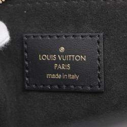 Pre Owned Louis Vuitton On-The-Go PM Black Monogram Empreinte Leather Handbag