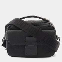 Louis Vuitton S Lock Messenger Hand Shoulder Crossbody Bag  Taurillon Noir
