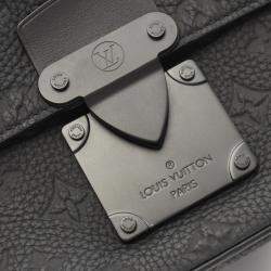 Louis Vuitton S Lock Messenger Hand Shoulder Crossbody Bag  Taurillon Noir