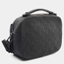 Louis Vuitton S Lock Messenger Hand Shoulder Crossbody Bag  Taurillon Noir