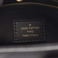 Pre Owned Louis Vuitton On-The-Go PM Black Monogram Empreinte Leather Bag