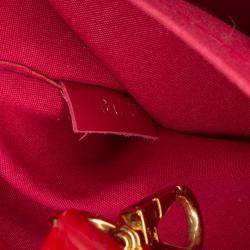 Louis Vuitton Red Monogram Vernis Montaigne BB