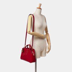 Louis Vuitton Red Monogram Vernis Montaigne BB