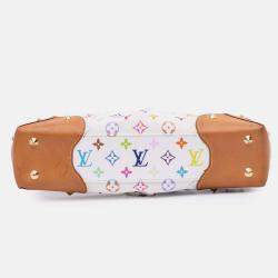 Louis Vuitton Brown White Monogram Multicolore Judy MM