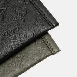 Louis Vuitton Black Monogram Shadow Double Flat Messenger