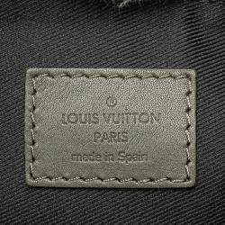 Louis Vuitton Black Monogram Shadow Double Flat Messenger
