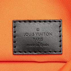 Louis Vuitton Black Monogram Shadow Double Flat Messenger