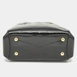 Louis Vuitton Black Magnetique Monogram Vernis Montaigne BB Bag