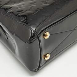 Louis Vuitton Black Magnetique Monogram Vernis Montaigne BB Bag