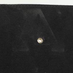 Louis Vuitton Black Leather Chain Louise GM Bag