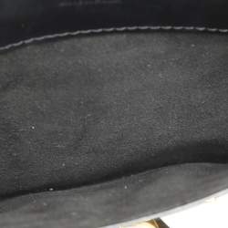 Louis Vuitton Black Leather Chain Louise GM Bag